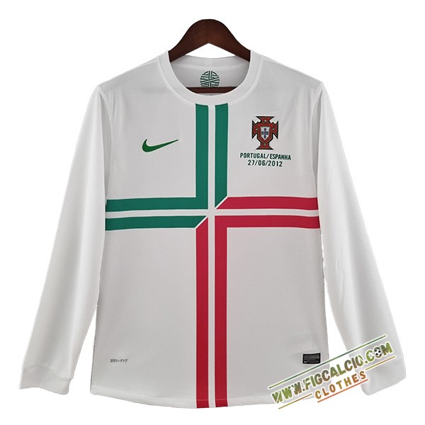 Maglie Calcio Portogallo Retro Seconda Manica Lunga 2012