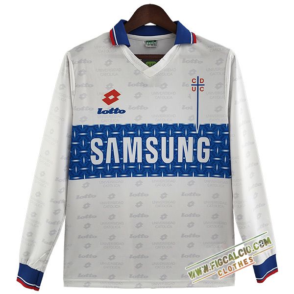 Maglie Calcio Deportivo Retro Seconda Manica Lunga 1995
