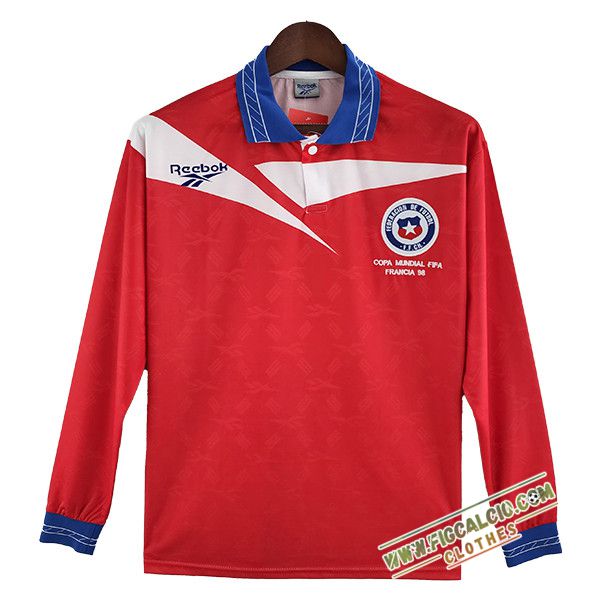 Maglie Calcio Chile Retro Prima Manica Lunga 1998