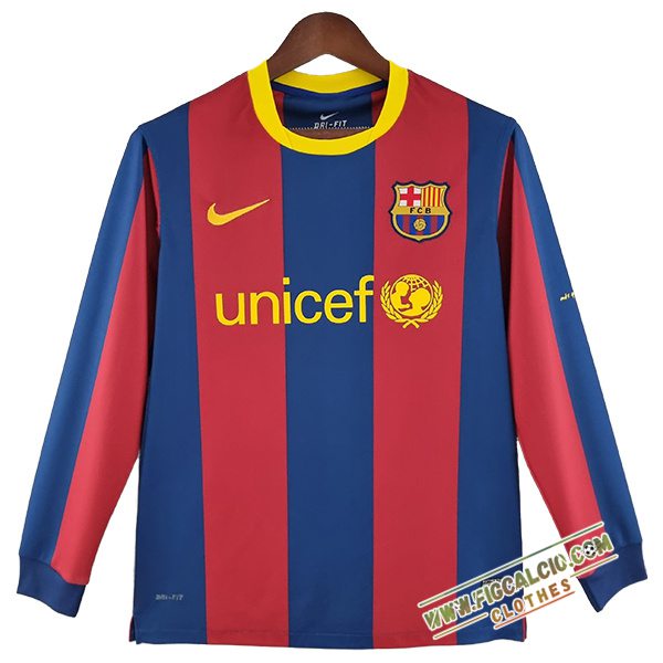 Maglie Calcio FC Barcellona Retro Prima Manica Lunga 2006 UEFA Champions