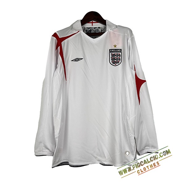 Maglie Calcio Inghilterra Retro Prima Manica Lunga 2006/2007