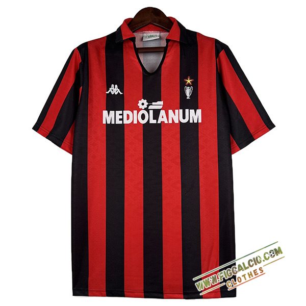 Maglie Calcio AC Milan Retro Prima 1989/1990
