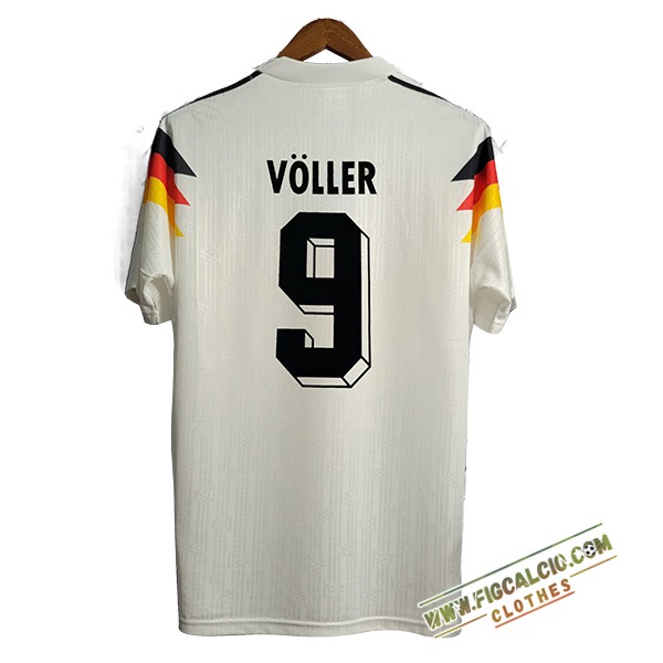 Maglie Calcio Germania Retro 9#VOLLER Prima 1990