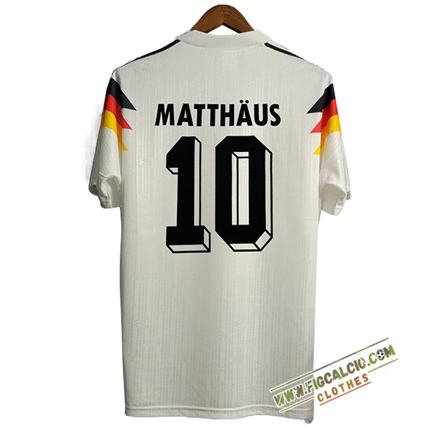 Maglie Calcio Germania Retro 10#MATTHAUS Prima 1990