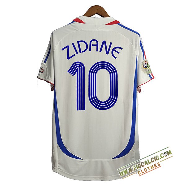 Maglie Calcio Francia Retro 10#ZIDANE Seconda 2006