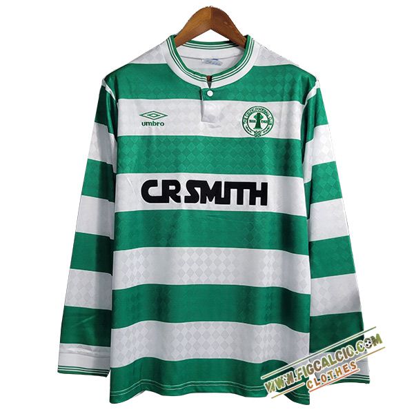 Maglie Calcio Celtic FC Retro Prima Manica Lunga 1987/1988