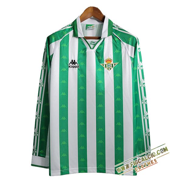 Maglie Calcio Real Betis Retro Prima Manica Lunga 1995/1997