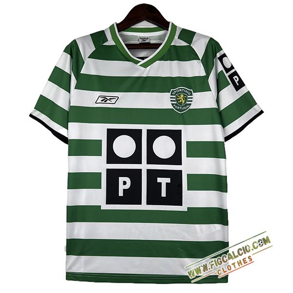 Maglie Calcio Sporting Lisbon Retro Prima 2003/2004