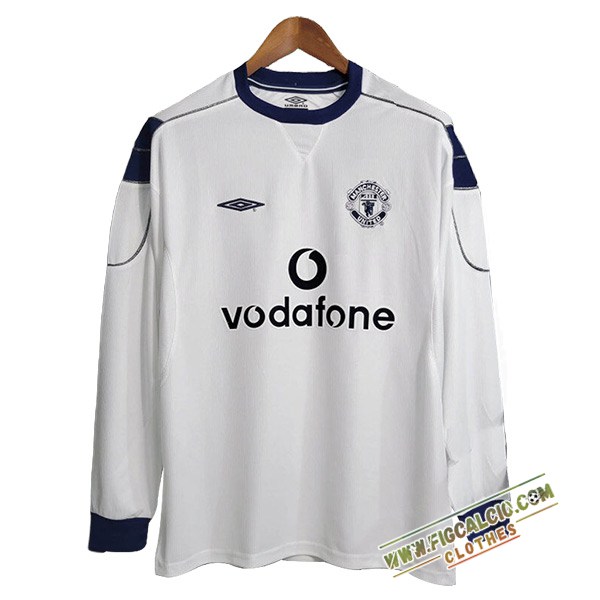 Maglie Calcio Manchester United Retro Seconda Manica Lunga 1999/2000