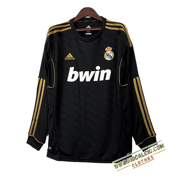 Maglie Calcio Real Madrid Seconda Manica Lunga 2011/2012
