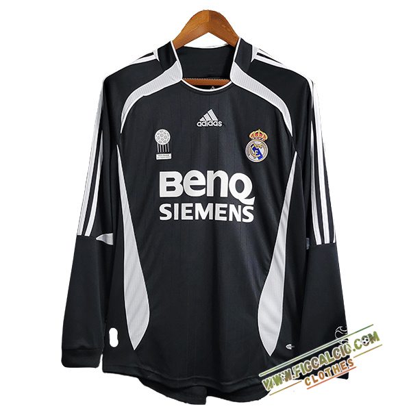Maglie Calcio Real Madrid Seconda Manica Lunga 2006/2007