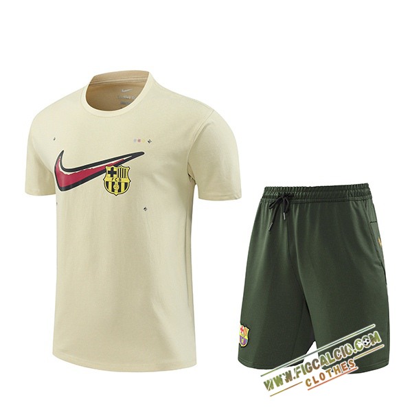 Kit Maglia Allenamento PSG Beige 2024/2025 -02