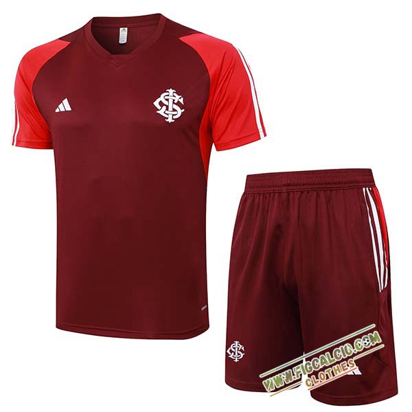 Kit Maglia Allenamento Brasile Rosso 2024/2025