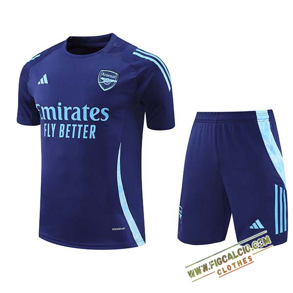 Kit Maglia Allenamento Arsenal Blu 2024/2025