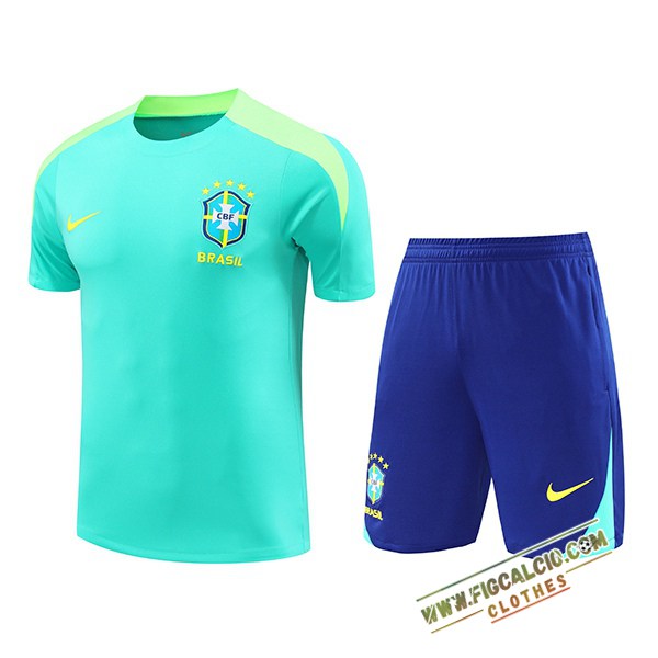 Kit Maglia Allenamento Brasile Verde 2024/2025 -02