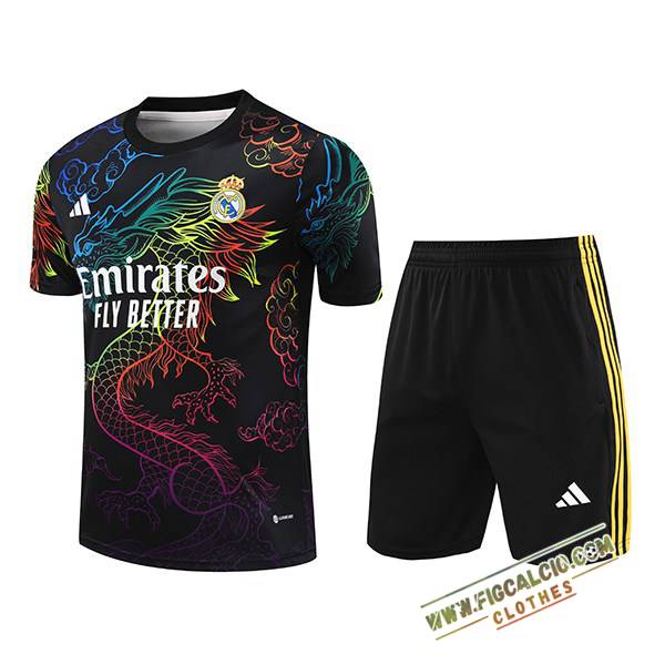 Kit Maglia Allenamento Real Madrid Nero 2024/2025