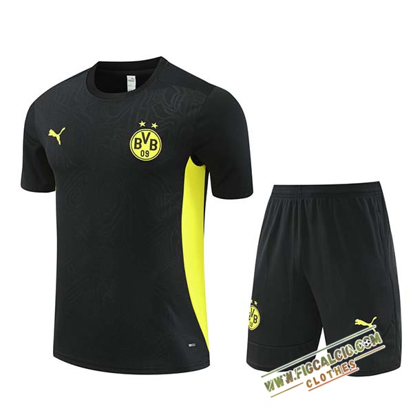 Kit Maglia Allenamento Dortmund Nero/Giallo 2024/2025