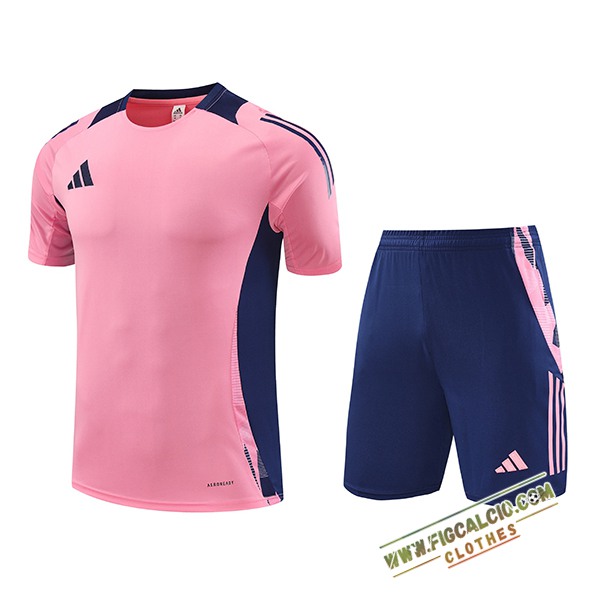 Kit Maglia Allenamento Adidas Rosa/viola 2024/2025