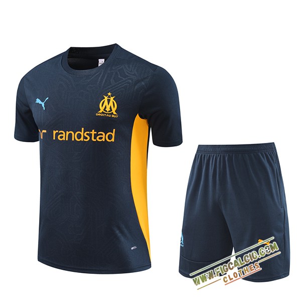 Kit Maglia Allenamento Marsiglia Blu Reale 2024/2025
