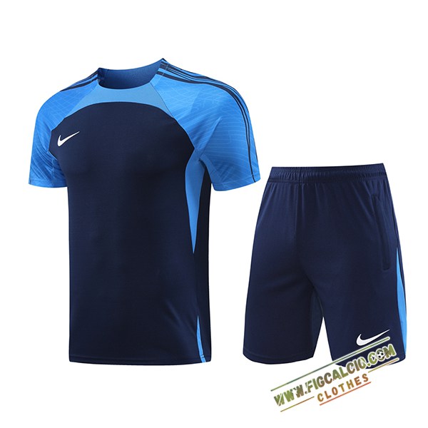Kit Maglia Allenamento Nike Blu 2024/2025 -03