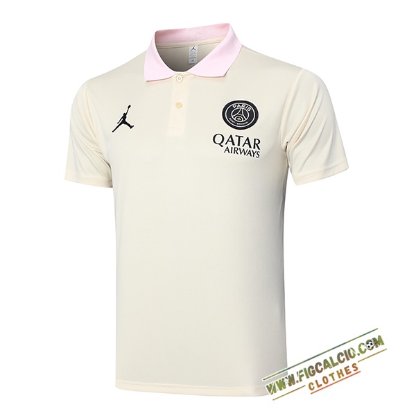 Maglia Polo PSG Beige 2024/2025