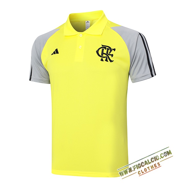 Maglia Polo Flamengo Giallo/Nero/Grigio 2024/2025