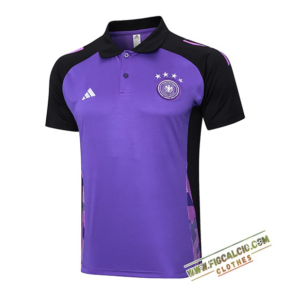 Maglia Polo Germania Viola/Nero 2024/2025