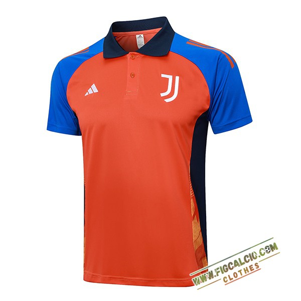 Maglia Polo Juventus Arancia/Blu 2024/2025