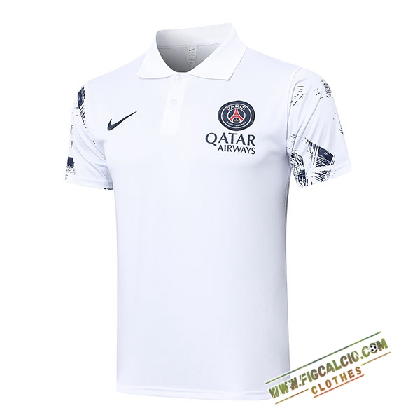 Maglia Polo PSG Bianco 2024/2025