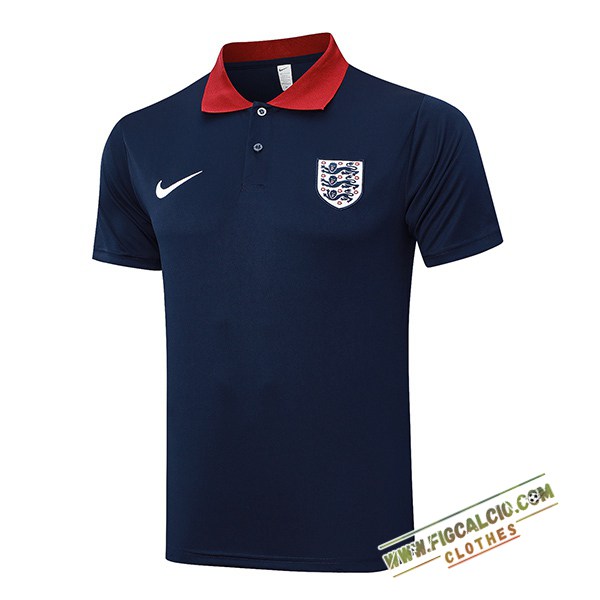 Maglia Polo Inghilterra Blu Reale 2024/2025