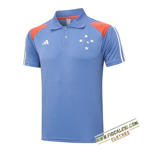 Maglia Polo Cruzeiro Grigio/Arancia 2024/2025