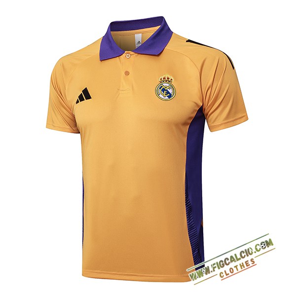 Maglia Polo Real Madrid Arancia/viola 2025/2026