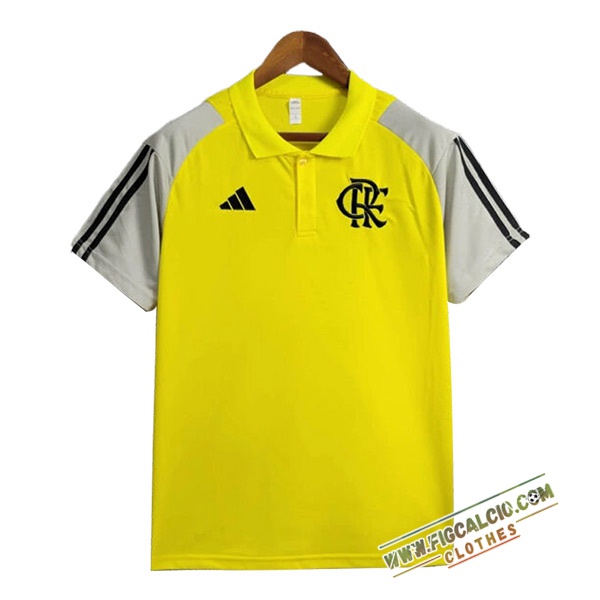 Maglia Polo Flamengo Giallo/Grigio 2024/2025