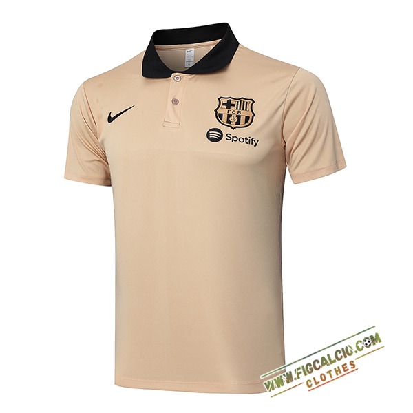 Maglia Polo FC Barcellona Giallo/Nero 2024/2025