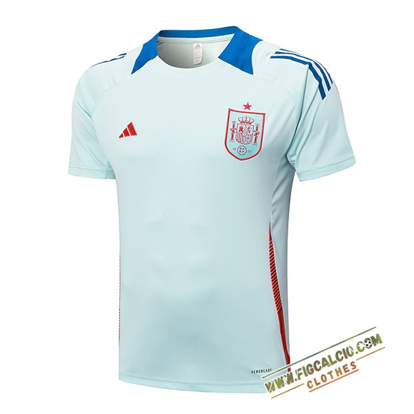 Maglia Allenamento Spagna Azzurro 2024/2025 -03