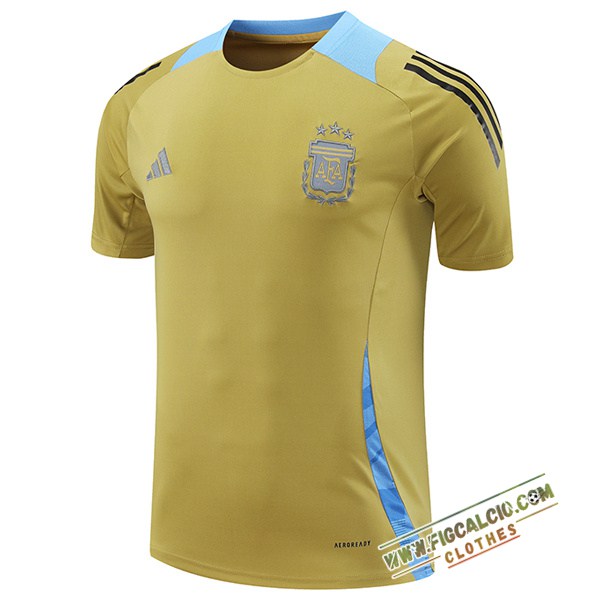 Maglia Allenamento Argentina Giallo/Blu 2024/2025