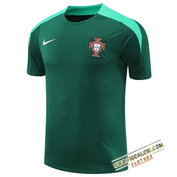 Maglia Allenamento Portogallo Verde 2024/2025