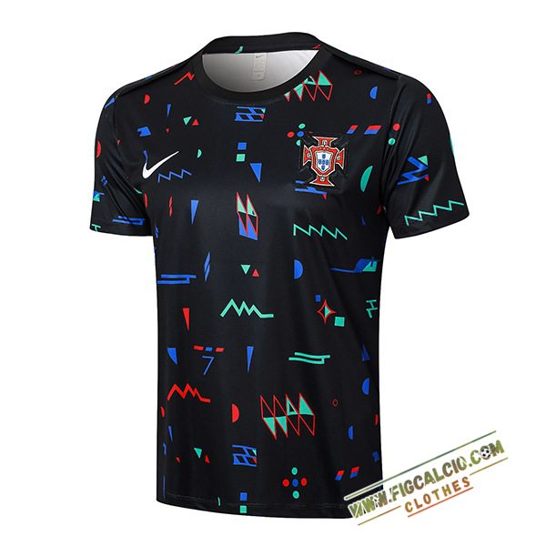Maglia Allenamento Portogallo Nero 2024/2025 -02