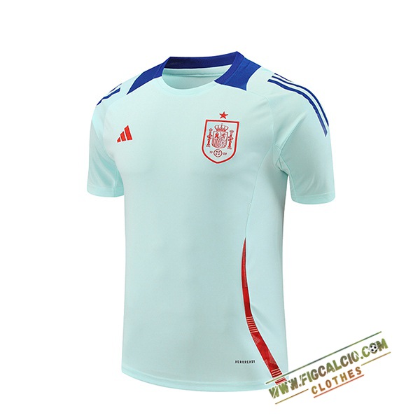 Maglia Allenamento Spagna Azzurro 2024/2025 -02