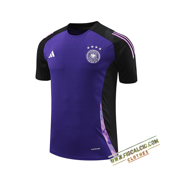 Maglia Allenamento Germania viola/Nero 2024/2025 -02