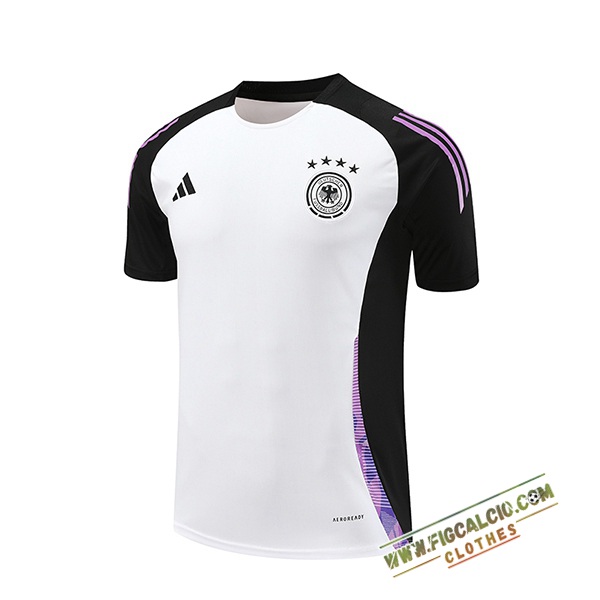 Maglia Allenamento Germania Bianco/Nero/viola 2024/2025 -03