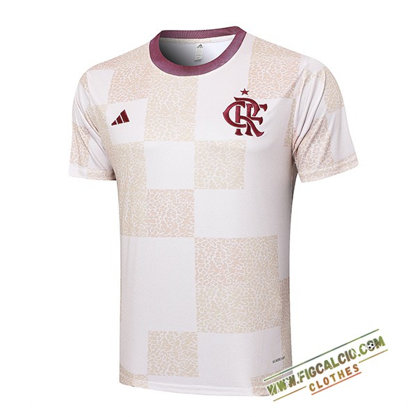 Maglia Allenamento Flamengo Bianco/Beige 2024/2025