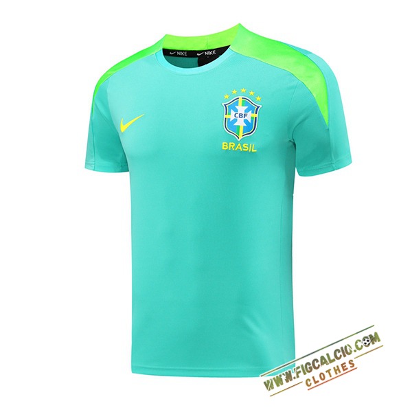 Maglia Allenamento Brasile Verde 2024/2025 -02