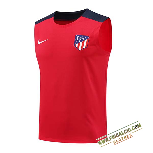 Canotta Allenamento Atletico Madrid Rosso/Blu 2024/2025