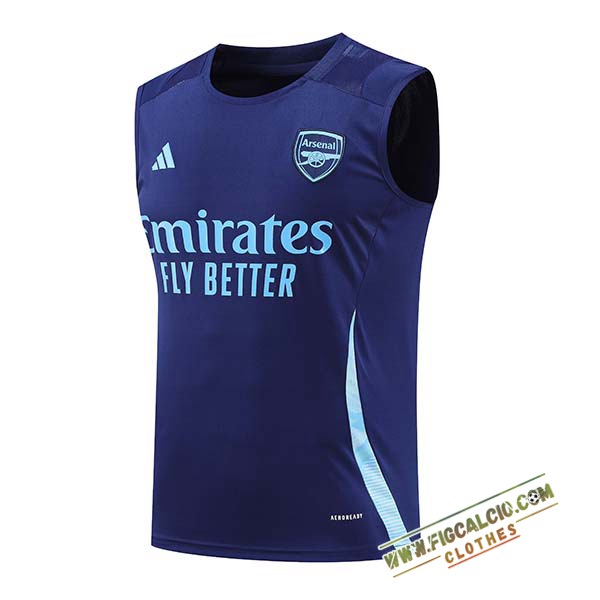 Canotta Allenamento Arsenal Blu 2024/2025