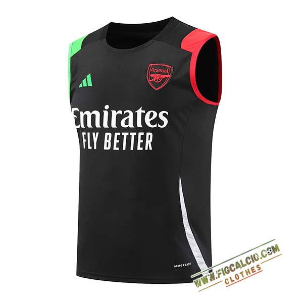 Canotta Allenamento Arsenal Nero 2024/2025