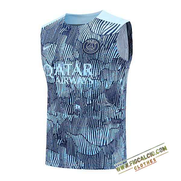 Canotta Allenamento PSG Blu/Nero 2024/2025