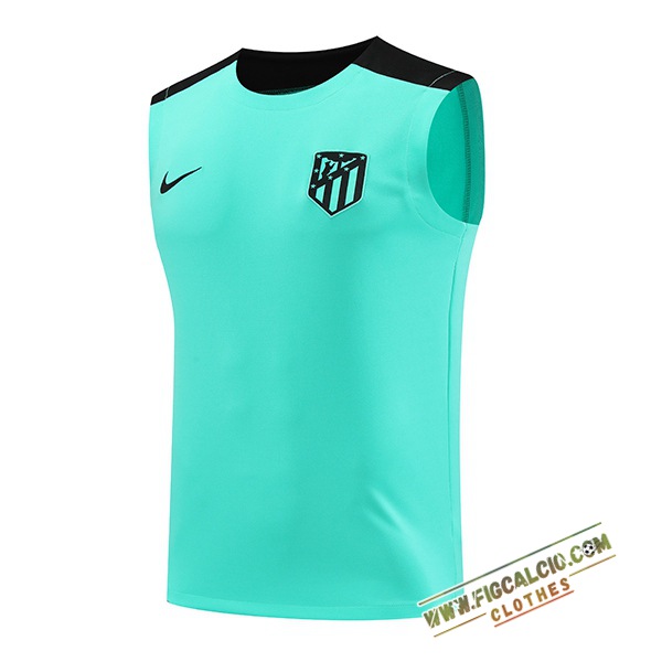 Canotta Allenamento Atletico Madrid Verde/Nero 2024/2025