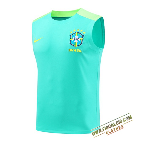 Canotta Allenamento Brasile Verde 2024/2025