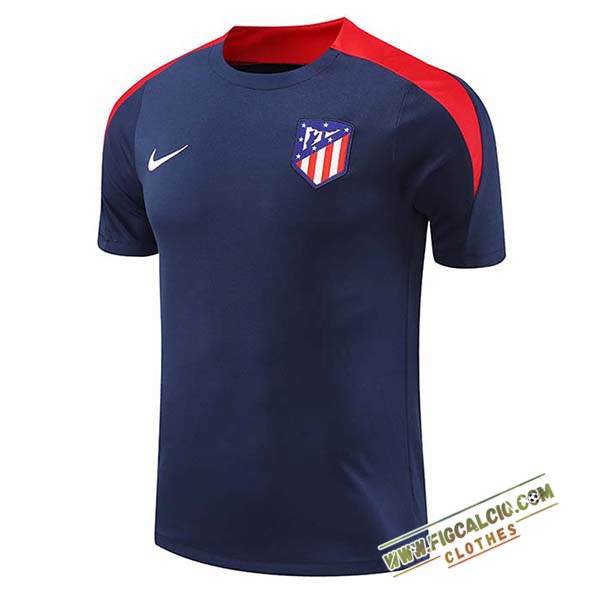 Maglia Allenamento Atletico Madrid Blu/Rosso 2024/2025